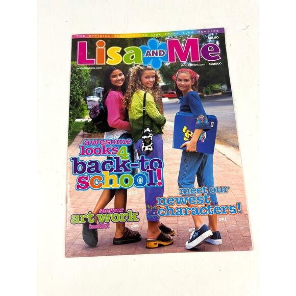 Vintage Official Lisa Frank Fall 2000 Edition Fan Catalog Magazine Rare - Picture 1 of 6